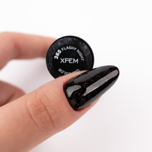 XFEM Hybrid UV/LED Gel Polish 265 Flashy Night