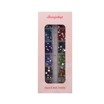 Boozyshop Face & Nail Jewel Kit Multicolor