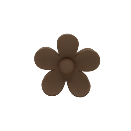 Boozyshop Flower Hair Clip Dark Brown