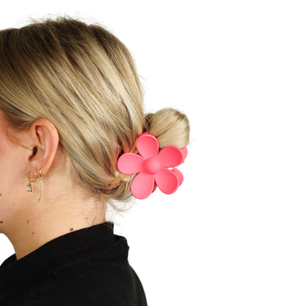 Boozyshop Flower Hair Clip Pink