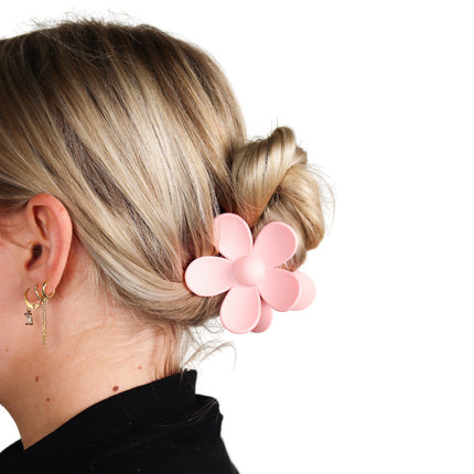 Boozyshop Flower Hair Clip Soft Pink