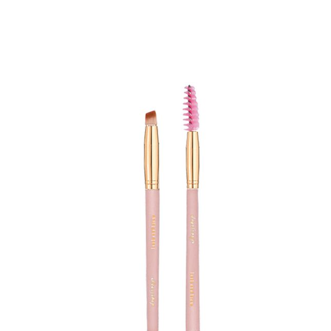 Boozyshop Soft Pink & Gold Lash and Brow Brush