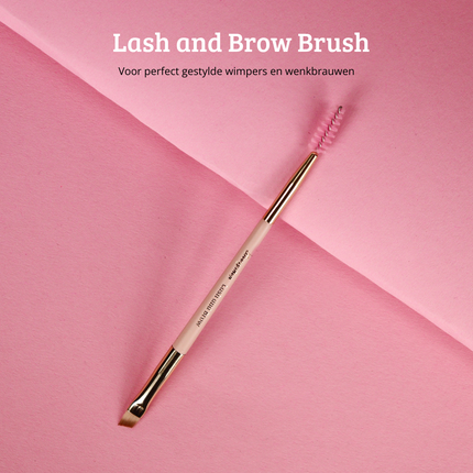 Boozyshop Soft Pink & Gold Lash and Brow Brush