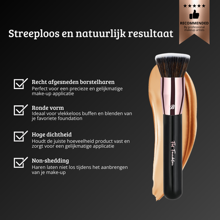 Boozyshop UP17 Flat Foundation Brush