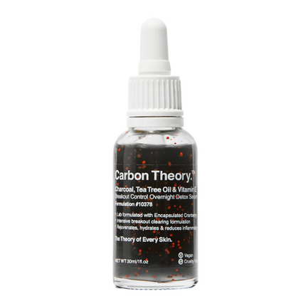 Carbon Theory Charcoal, Tea Tree Oil & Vitamin E Overnight Detox Serum