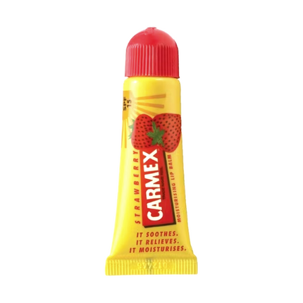 Carmex Moisturizing Lip Balm Tube Strawberry SPF15