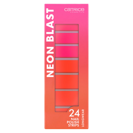 Catrice Neon Blast Nail Polish Strips 020 Neon Thunder