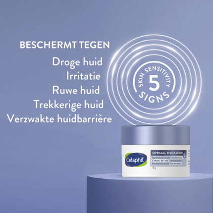 Cetaphil Optimal Hydration Herstellende Nachtcrème