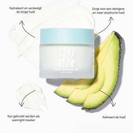 Clay And Glow Avocado Moisturizing Mask