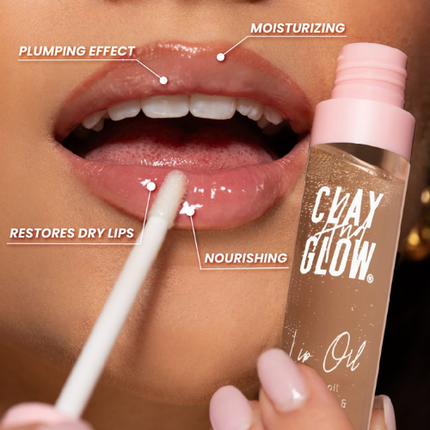 Clay And Glow Peptide Lip Oil