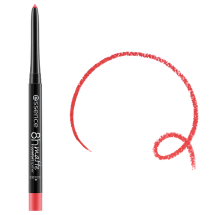 Essence 8h Matte Comfort Lipliner 09 Fiery Red