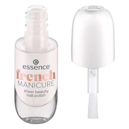 Essence French Manicure Sheer Beauty Nail Polish 02 RosÃ© On Ice