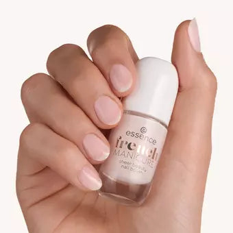 Essence French Manicure Sheer Beauty Nail Polish 02 RosÃ© On Ice