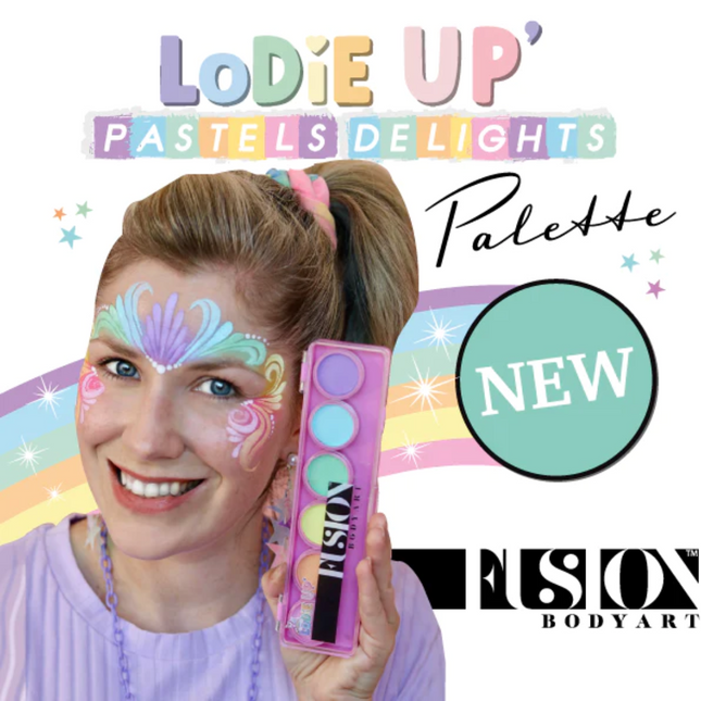 Fusion Body Art Face Painting Elodie's Pastel Delights Palette