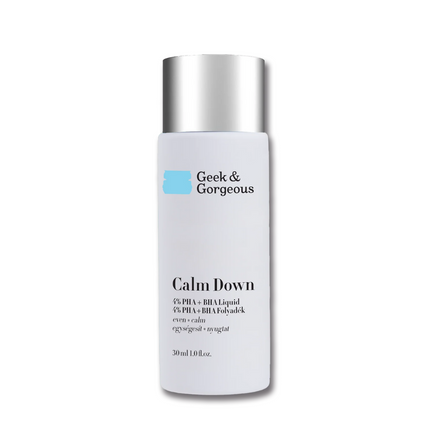 Geek & Gorgeous Calm Down 4% PHA + BHA Liquid Exfoliant