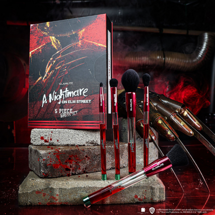 Glamlite x A Nightmare on Elm Street 5 Piece Brush Set