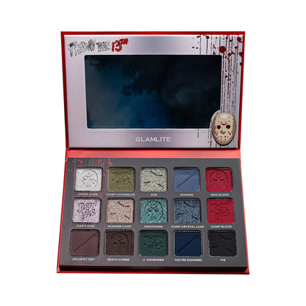 Glamlite x Friday the 13th Eyeshadow Palette Camp Crystal Lake