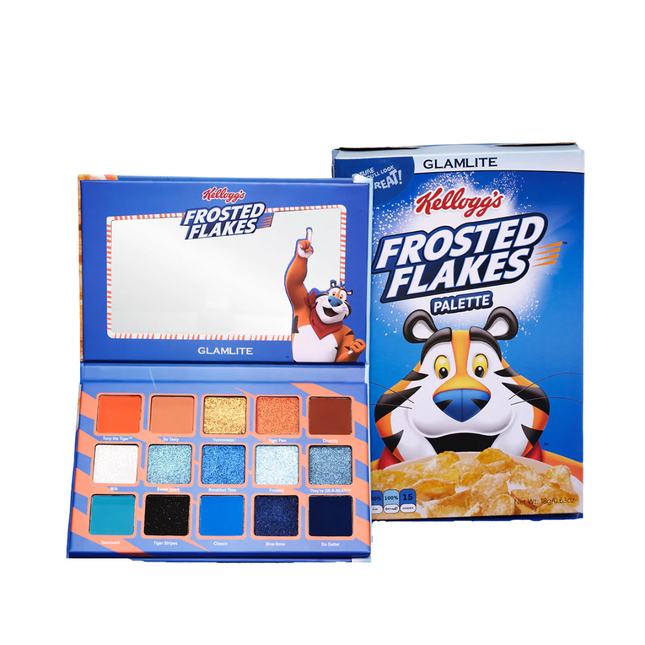 Glamlite x Kellogg's Frosted Flakes Eyeshadow Palette