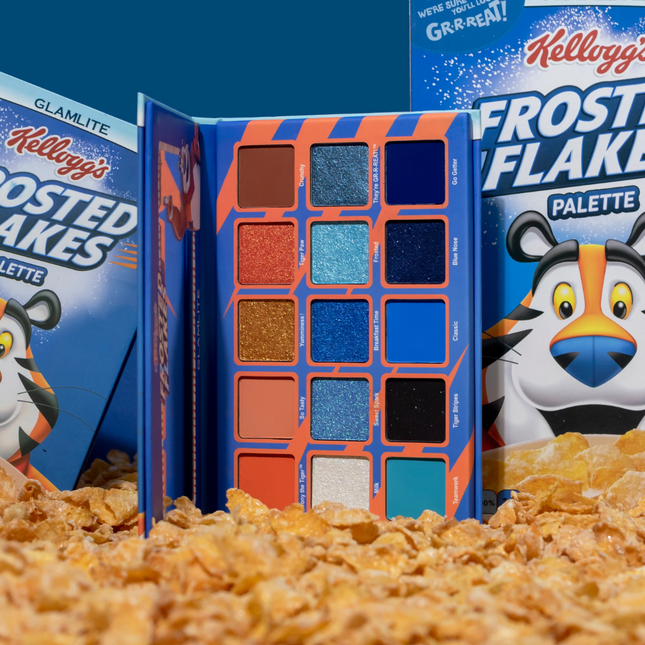 Glamlite x Kellogg's Frosted Flakes Eyeshadow Palette