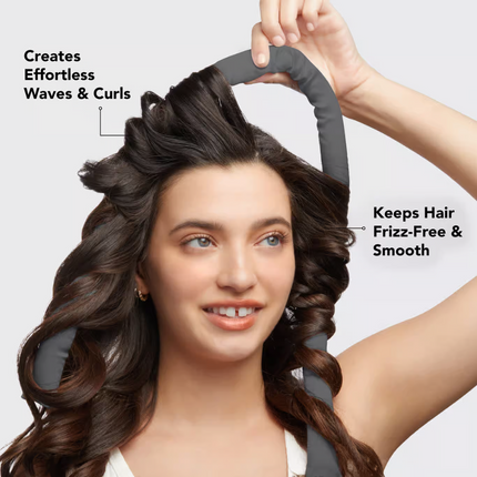 Kitsch The Satin Heatless Curling Set Charcoal