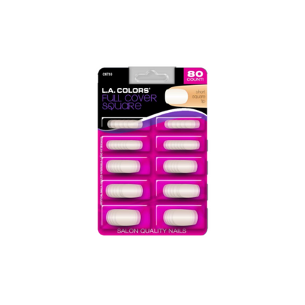 LA Colors 80 Count Nails Full Cover Square