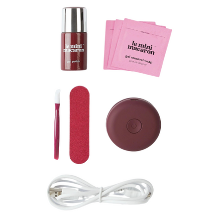 Le Mini Macaron Gel Manicure Kit Cassis