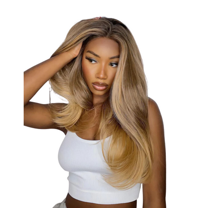 Lullabellz The Mya Balayage Bronde Midi Curve Lace Front Wig