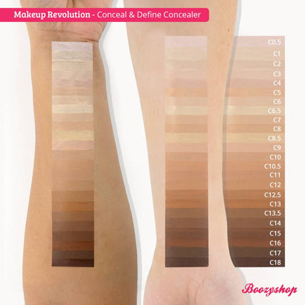 Makeup Revolution Conceal and Define Concealer Light/Medium