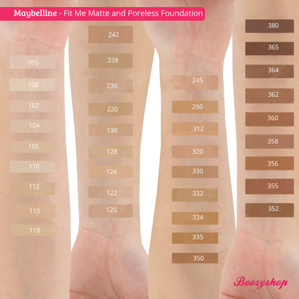 Maybelline Fit Me Matte and Poreless Foundation Light/Medium