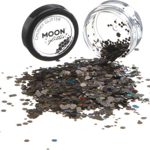 Moon Creations Moon Glitter Chunky Glitter Black