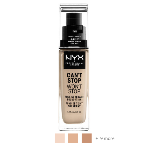 NYX Professional Makeup Can't Stop Won't Stop 24-Hour Foundation Light