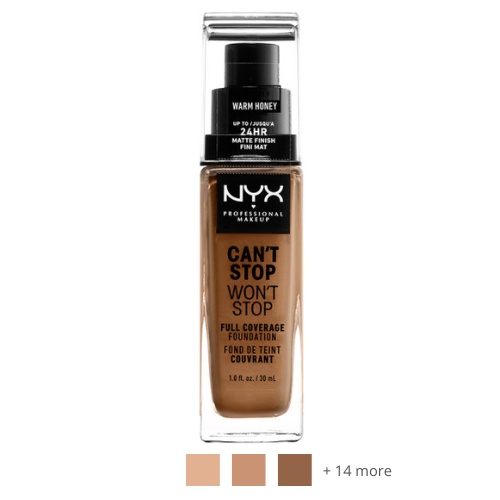 NYX Professional Makeup Can't Stop Won't Stop 24-Hour Foundation Medium/Dark