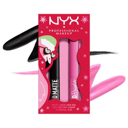 NYX Professional Makeup Holiday 2023 Matte Liquid Liner Duo