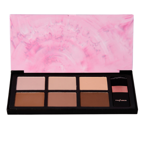 Profusion Cosmetics Sparkle & Shine Contour & Highlight Palette Pink Paradise