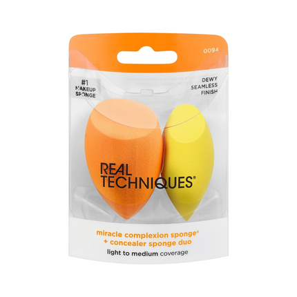 Real Techniques Miracle Complexion Sponge + Concealer Sponge Duo