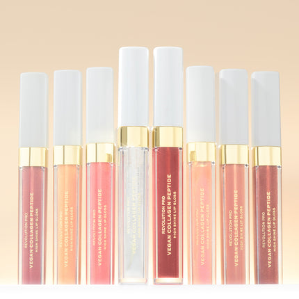 Revolution Pro Vegan Collagen Peptide High Shine Lip Gloss Bella