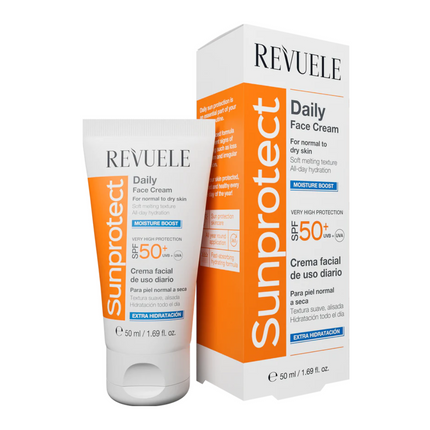 Revuele Sunprotect Daily Face Cream Moisture Boost SPF50+