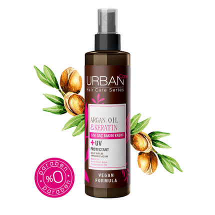 Urban Care Argan Oil & Keratin Leave In Conditioner Spray(2phase)