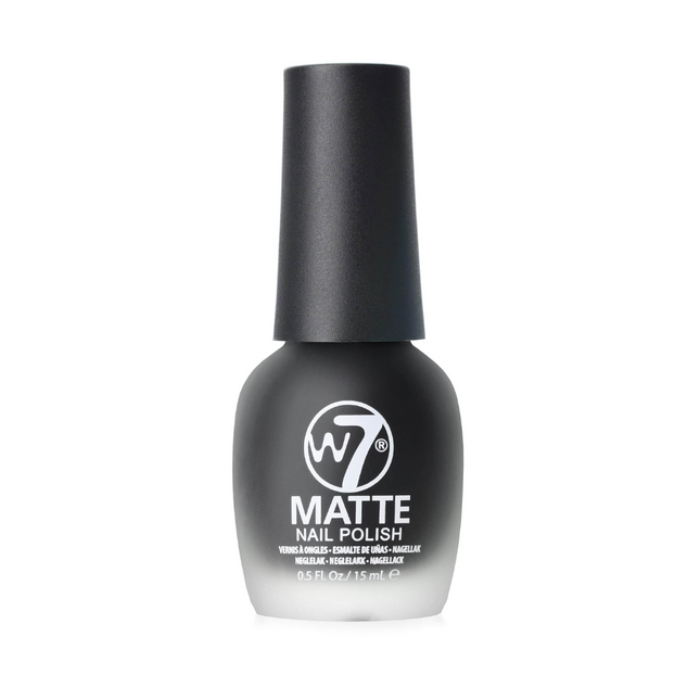 W7 Cosmetics Nail Polish Matte Black