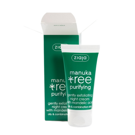 Ziaja Manuka Tree Zacht Exfoliërende Nachtcrème